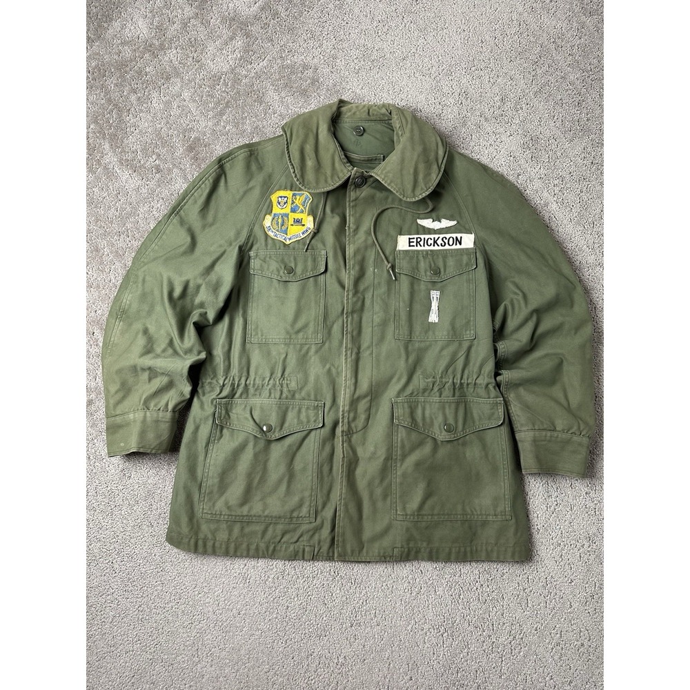 Vintage Mens Jacket JOHN OWNBEY CO. INC 1961 9 OZ OG-107 CARGO Army, Size M